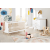 Pinolino Chambre bébé duo lit commode Lumi large bois 70x140 cm