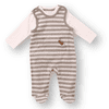 LITTLE toppapuvun setti 2-osainen beige raidallinen