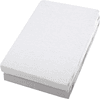 Alvi ® sábana bajera paquete doble blanco/plata 70 x 140 cm 