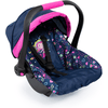 bayer Design Siège auto cosy pour poupée à capote, sirène bleu