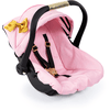 bayer Design Puppen-Autositz mit Dach, rosa/gold