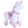 PonyCycle ® Pink Unicorn med broms - stor