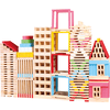 Bino Set costruzioni in legno, città, 150 pezzi