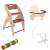 QuarttoLino® jídelní židlička Set Mini Red