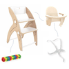 QuarttoLino® jídelní židlička Set Mini White