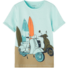 name it T-Shirt Nmmjohan Blue Tint
