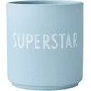 Design Letters Favorite Cups, porcelænskrus med lasergravering, blå, 250 ml