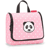 reisenthel ® borsa da toilette per bambini panda a pois rosa