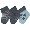 Sterntaler Baby Socks 3-Pack Bagger blu melange