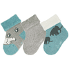 Sterntaler Dětské ponožky 3-pack lední medvěd tyrkysová melanžová