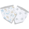 aden + anais™ essentials bomullsmuslin bandana bibs natural history 2-pack