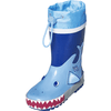 Playshoes  Botte en caoutchouc bleu requin