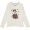 name it Shirt met lange mouwen Nmfrikka White pet Grijs