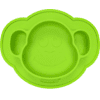 KOKOLIO Monki silikonowy talerz obiadowy, od 6 miesięcy w kolorze zielonym