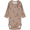 Lil'Atelier langærmet bodysuit Nbfgaya Almond ine