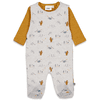 Feetje Romper 2-piece Griddly Bear Grijs Melange