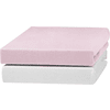 urra Jersey-spændelagen 2-pak 40 x 90 cm hvid/rosa