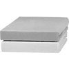 urra Jersey Spannbettlaken 2er-Pack 40 x 90 cm weiß/grau

