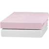 urra Jersey hoeslaken 2-pack 70 x 140 cm wit/roze