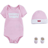 Levi's® Kids Body enfant bonnet chaussettes rose 3 pièces