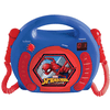 LEXIBOOK Spiderman CD-Player mit zwei Mikrofonen
