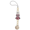 the cotton cloud Attache-tétine silicone Animal pink