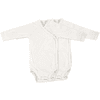 Alvi ® Mono de manga larga 2-pack blanco + blanco