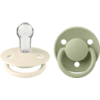 BIBS Soother De Lux Ivory / Sage 0-36 kk, 2 kpl.