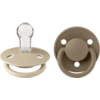 BIBS Soother De Lux Vanilla / Dark Oak 0-36 månader, 2 st.