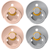 BIBS Sucette Colour Cloud/Blush latex 6-18 m, lot de 4