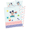 HERDING Parure de lit enfant Mickey Mouse 100x135 cm