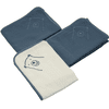 Be Be Be 's Collection Muslin Swaddle 3-Pack Bear Dark Blue 60 x 60 cm