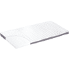 Alvi ®  Zwijany materac do łóżeczka turystycznego biały 60 x 120 cm