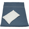Be Be 's Collection Musselin Bettwäsche dunkelblau 100 x 135 cm