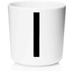 Design letters Gobelet enfant Eco personnalisé lettre I, 175 ml
