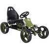 HOMCOM Kinder Go Kart mit Handbremse grün