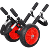 HOMCOM Surfwagen gepolstert silber, schwarz, rot