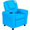 HOMCOM Kindersessel mit Liegefunktion blau