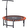 HOMCOM Fitness-Trampolin mit Haltegriff schwarz, orange