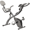 HOMCOM Fahrradtrainer mit LCD Display grau