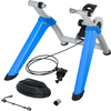 HOMCOM Fahrradtrainer mit Magnetbremse blau, silber