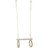 small foot  ® Trapeze met houten turnringen