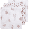 Meyco Pañales de gasa paquete de 3 conchas lila 70 x 70 cm