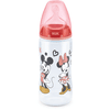 NUK Babyflaska First Choice + Disney Minnie Mouse 300 ml, temperatur Control röd