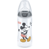NUK Babyflaske First Choice + Disney Mickey Mouse 300 ml, temperatur Control grå