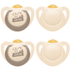 NUK Sugga för Nature 0-6 månader, beige i set med 4 stycken
