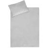 JULIUS ZÖLLNER Sängkläder uni light grå 100 x 135 cm