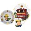 p:os Frühstücksset Feuerwehrmann Sam, 3tlg aus Keramik