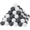knorr® speelgoed ballenset 100 ballen grijs creme
