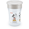 NUK Trinklernbecher Magic Cup Mickey Mouse mit 360°-Trinkrand ab dem 8. Monat, 230 ml grau